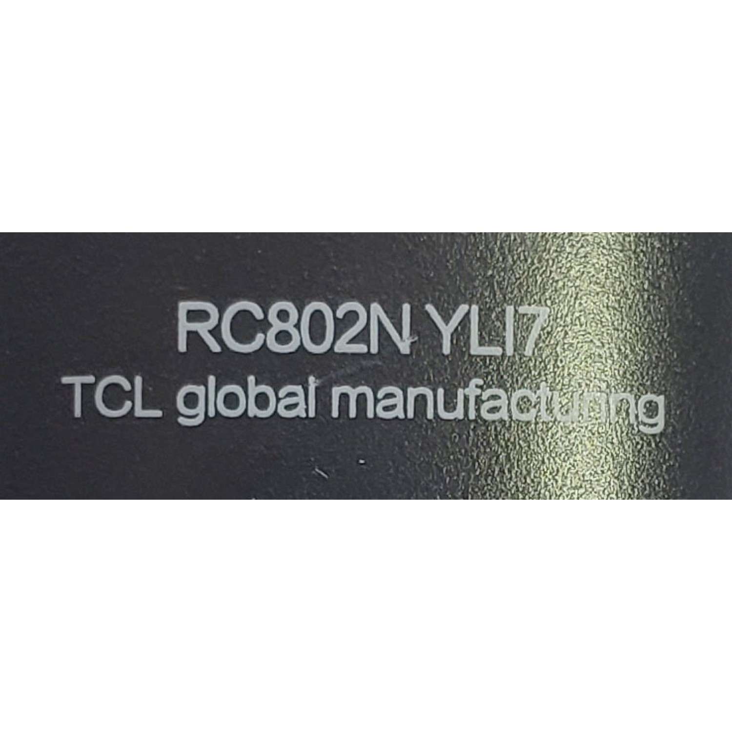 CONTROL REMOTO ORIGINAL PARA SMART TV TCL ((NUEVO)) / NUMERO DE PARTE RC202N YLI7 / T6-IRPT45-DRC802SK / MODELOS 55X2US / 65P20US / 65X2US  - Imagen 3